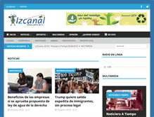 Tablet Screenshot of izcanal.org